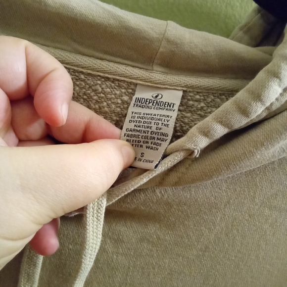 Mens S Independent Trading Company Ed Sheeran Concert Stylish Beige Graphic Hood - Picture 2 of 5